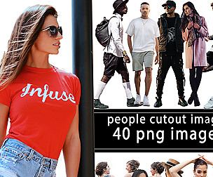 40 People image  - PNG Photo 4k
