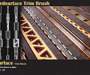150 HardSurface Trim Brush-Vol 02