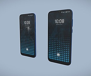 Smartphone (Clean and Damaged)