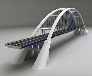 Suspended Arch Bridge