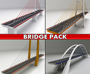 Suspended bridge pack collection