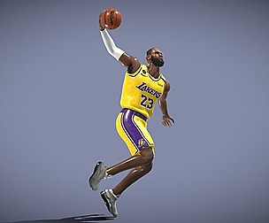 LeBron James ready for full color 3d printing