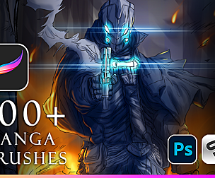 Anime & Manga Ultimate Procreate Brushes Pack