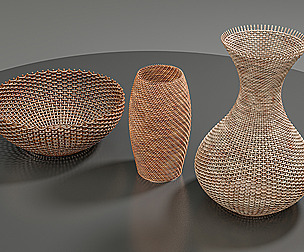 Wicker Baskets, Hight Poy Models