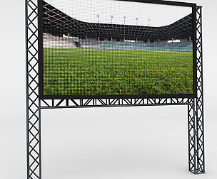 Telebim LED video scaffolding