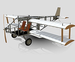 Early biplane