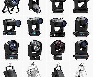 Stage Lighting Collection - 14 PCS