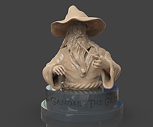 Gandalf The Grey Bust