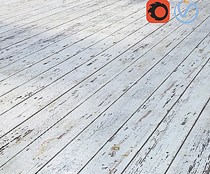 Light wood material-white