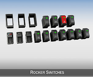 Rocker switches for vehilce