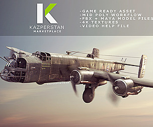 WW2 Bomber Plane