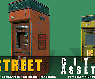 news stand series old game ready street assets