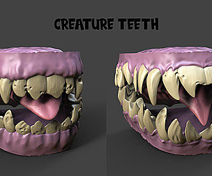 creature teeth