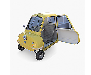 Generic 50cc Microcar with interior and chassis