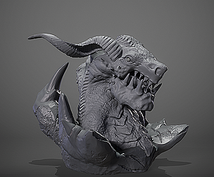 Dragon sculpt concept