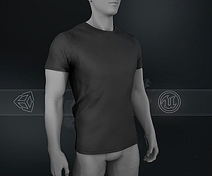 Slim Fit Black T-Shirt