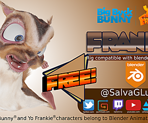 Frankie  rig GRATIS - FREE (Blender 2.83+/2.93+)
