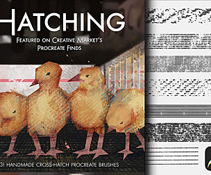 Hatching Procreate Brushes