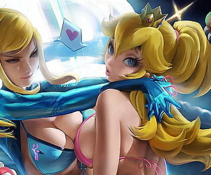 Peach X Samus One Suit pack