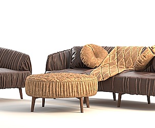 Leather Sofa Set