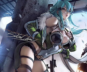 Sinon NSFW+SFW pack
