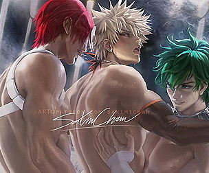 MHA Trio Yaoi NSFW+SFW pack