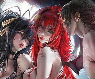 Rias Akeno Isse NSFW+SFW pack