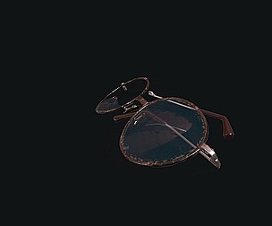 Glasses are broken