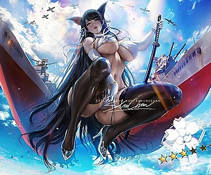 Atago New Years NSFW+SFW pack