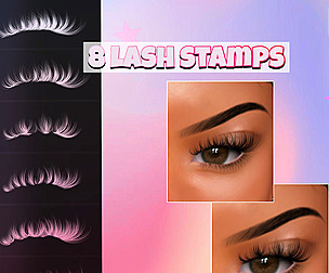 8 procreate lashes