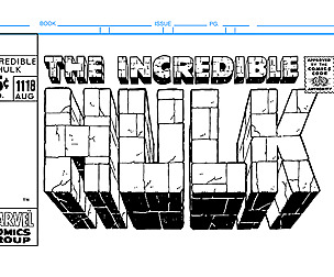 The Incredible Hulk Comic Book Cover Template