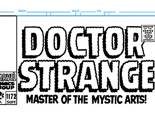 Doctor Strange Comic Book Cover Template