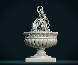 Abstract plant Vase