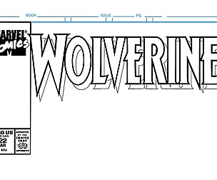 Wolverine Comic Book Cover Template