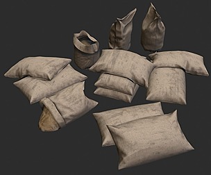 Military Sand Bags Assets 02
