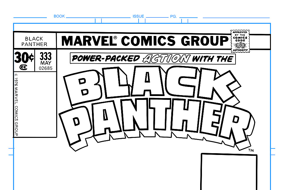 Black Panther Printable Comic Book Pages
