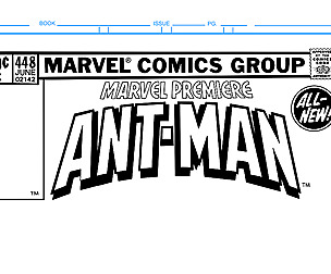 Ant-Man Comic Book Cover Template