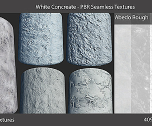 White Concrete - Pbr Seamless Textures