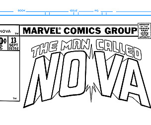 Nova Comic Book Cover Template