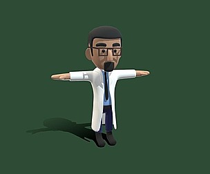 Simple doctor character