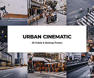 20 Urban Cinematic Lightroom Presets and LUTs