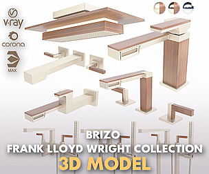 Brizo faucets - Frank Lloyd wright collection