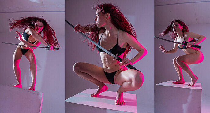 7 Warrior Poses Reference Packs for Movement and Ferocity