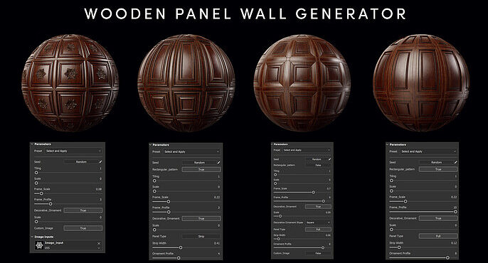 Smart Materials for Substance Painter: Wood and Metal Effects