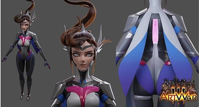 The Making of Kira- 3D Art War 3 Winner