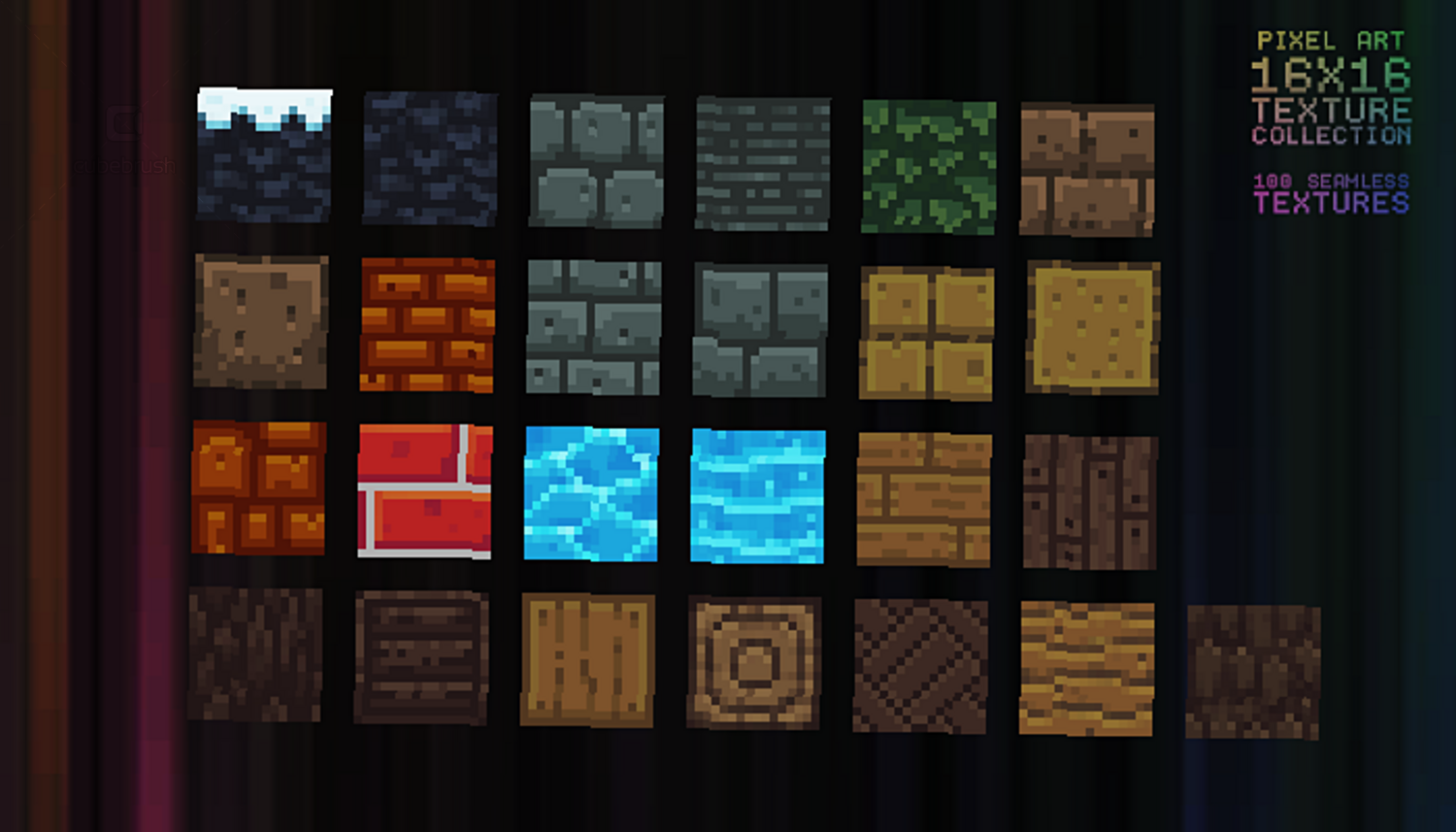 16x16 Pixel Art Collection