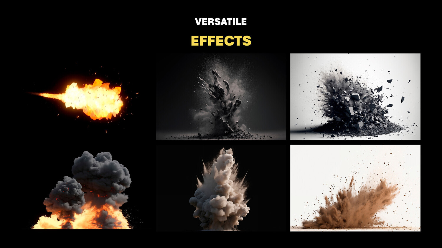 Material Explotion 140+ Explosion Elements Effects