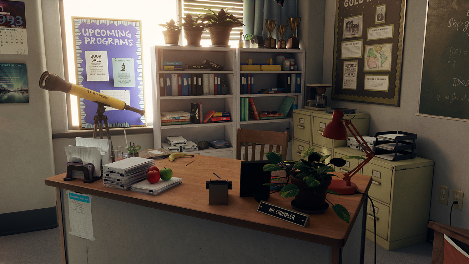 High School Classroom - 90s (UE4)