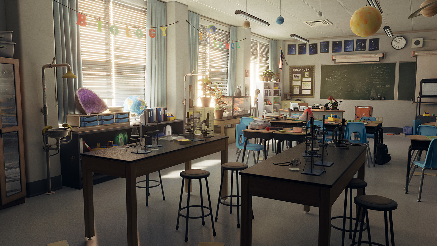 High School Classroom - 90s (UE4)