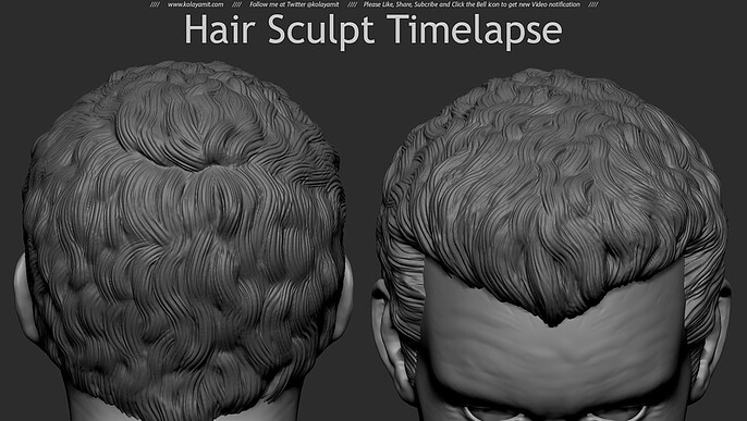 Sculpting Hair in ZBrush